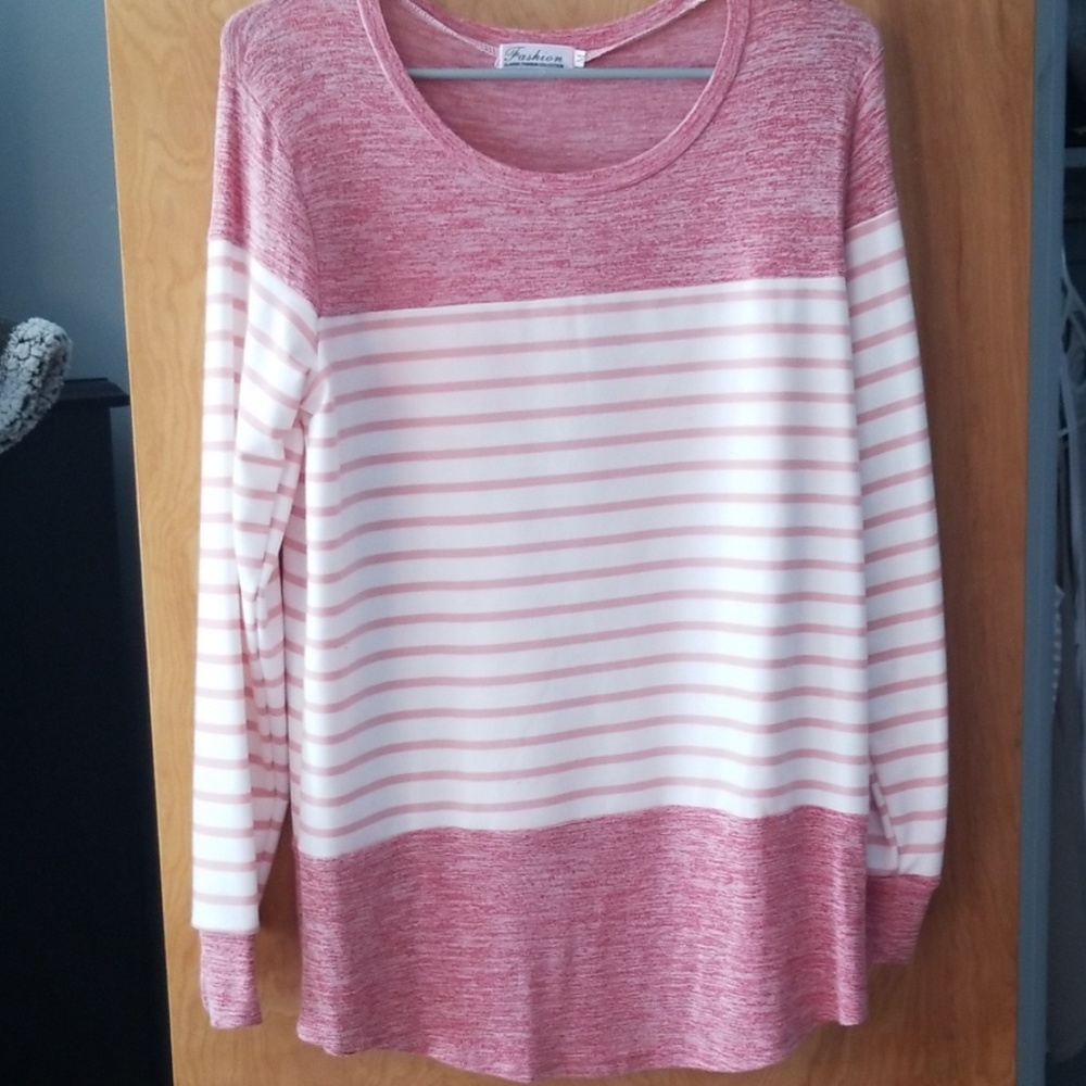 Size Medium Striped Long Sleeve